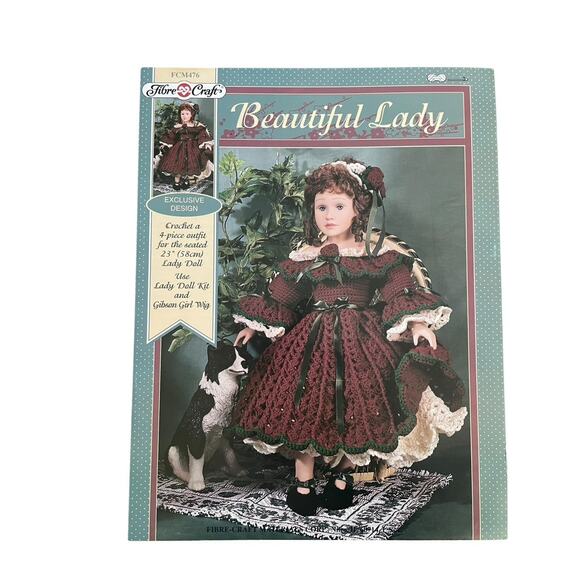 Annie’s Attic Crochet Doll Patterns Lot of 6 Instruction Books Leaflets Vintage - Picture 4 of 8